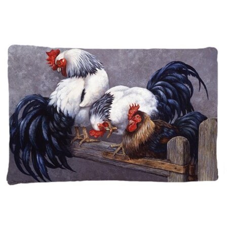 Jensendistributionservices Roosters Roosting Fabric Standard Pillowcase MI252914